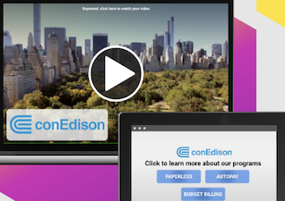 Thumbnail image for case study about Con Edison's billing and payment personalized videos.