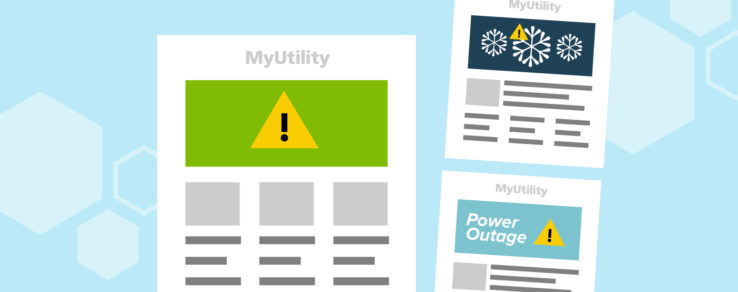 Illustration of crisis communications examples for utilities